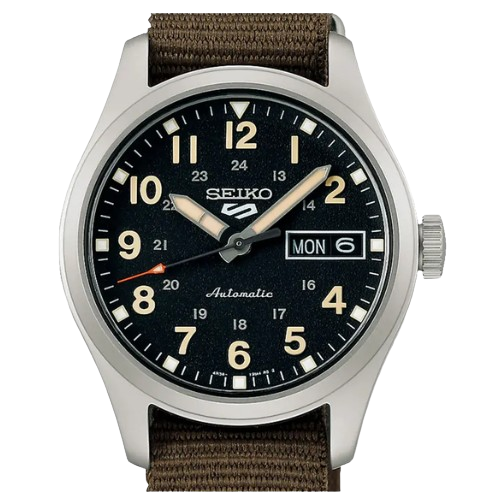 Montre Seiko 5 - FIELD Series - Cadran Noir - SRPJ85K1