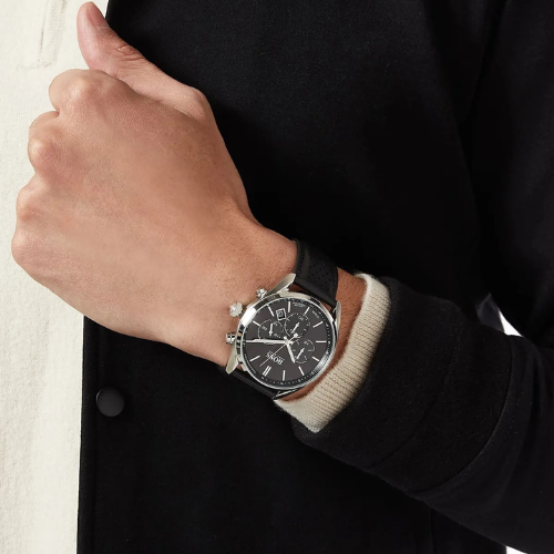 Montre Hugo Boss - Champion - Bracelet Cuir Noir - 1513816